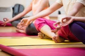 Yoga practice at Edmonton, AB