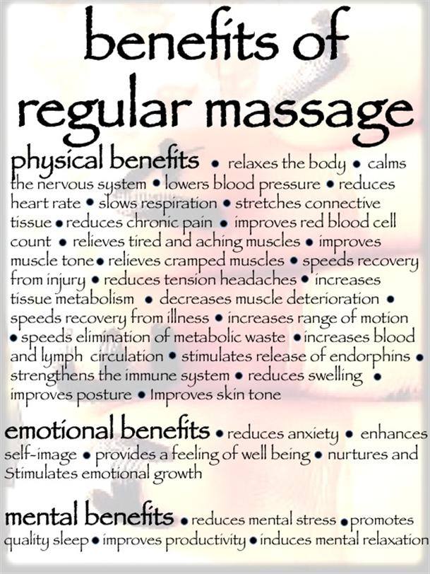 Benefits of therapeutic massage